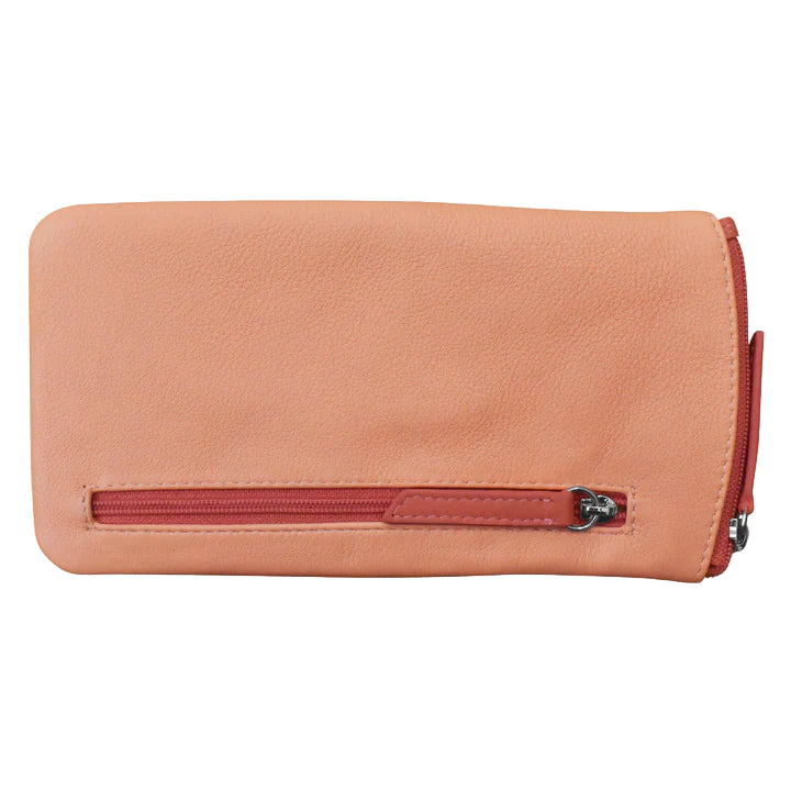 Eyeglass Case With Frame Design | Peach/Coral