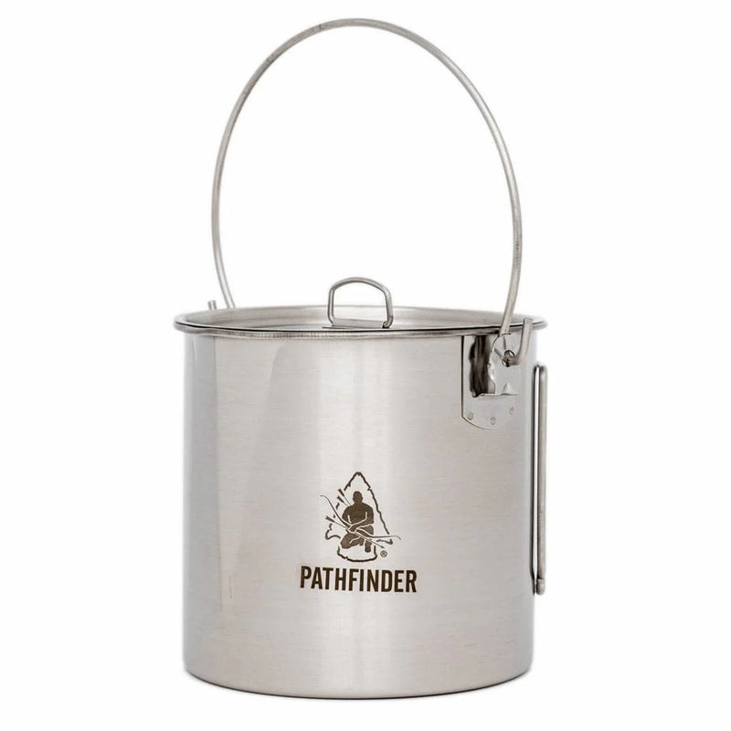 64 oz Bush Pot | Stainless Steel