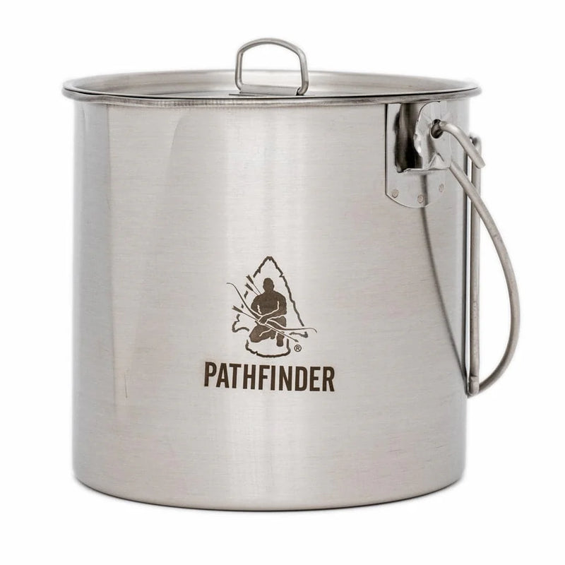 64 oz Bush Pot | Stainless Steel
