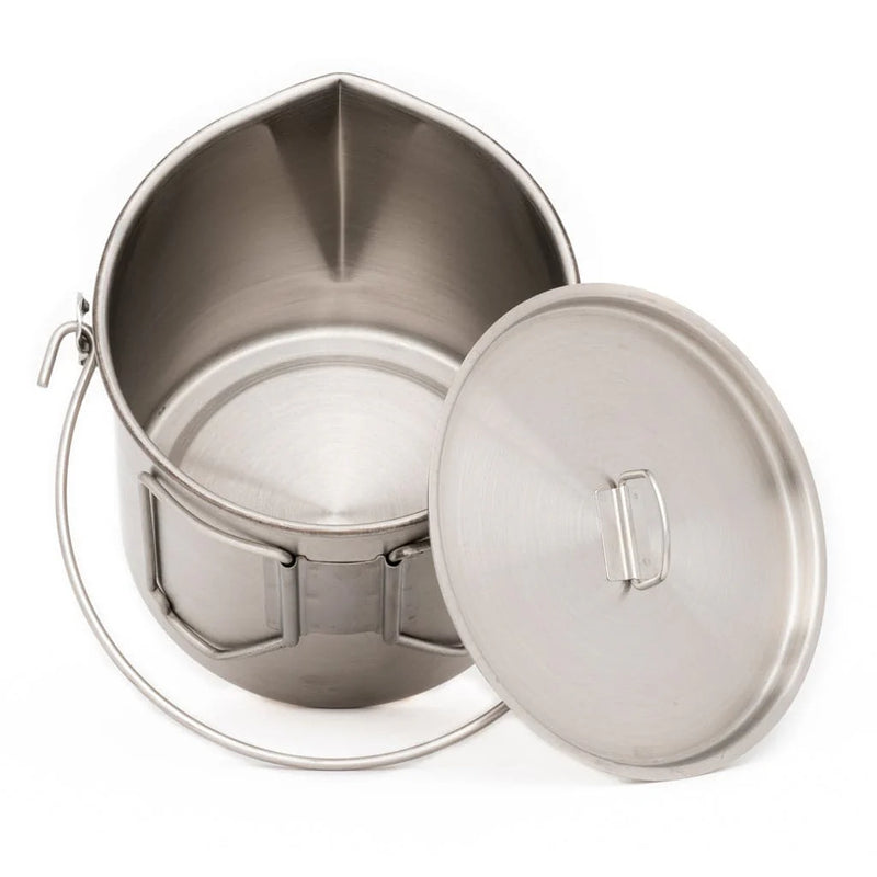 64 oz Bush Pot | Stainless Steel