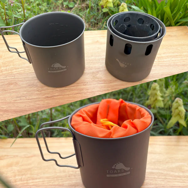 Toaks Ultralight Titanium 650ml Pot