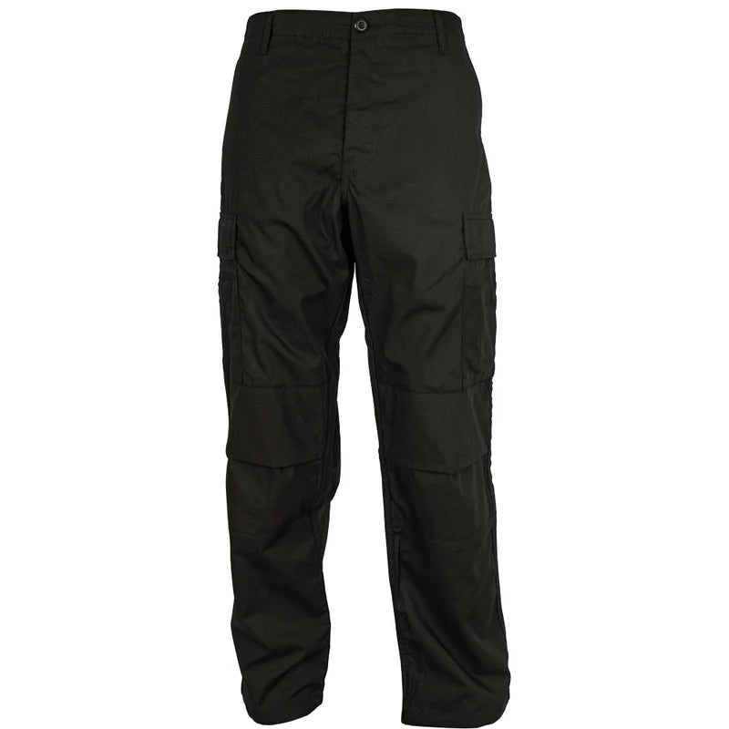 Men's Ripstop Cotton-Poly BDU Pants | Black