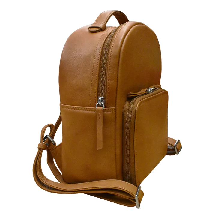 Mini Pocket Backpack | Antique Saddle