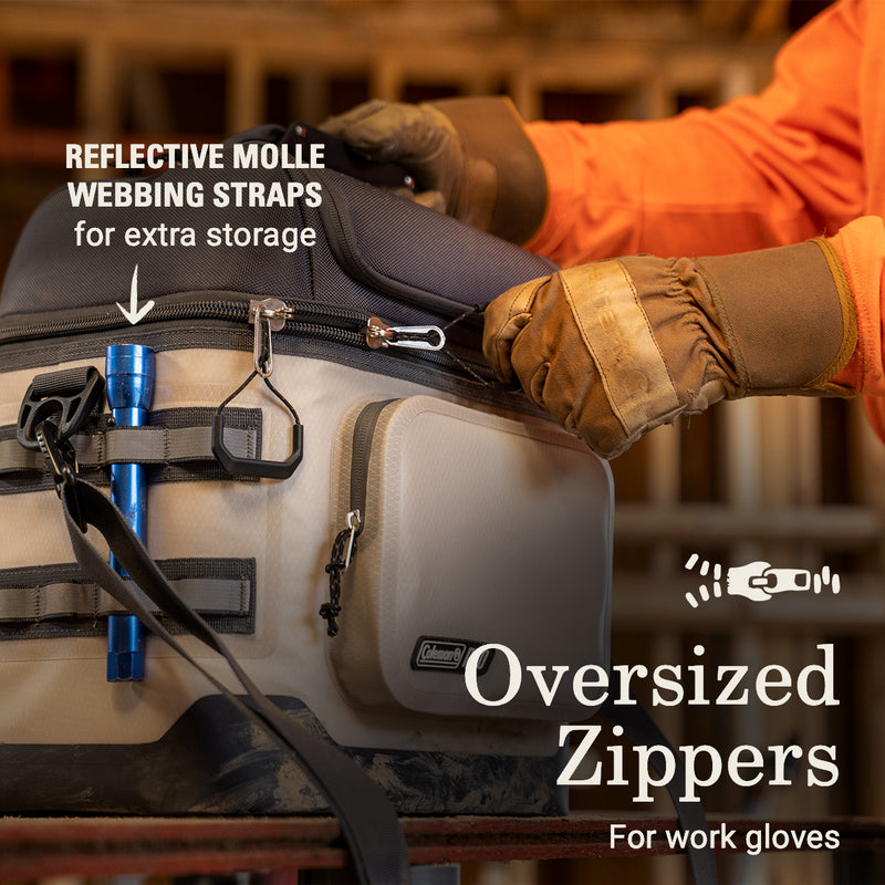 Pro Soft 24 Can Cooler | White Grey