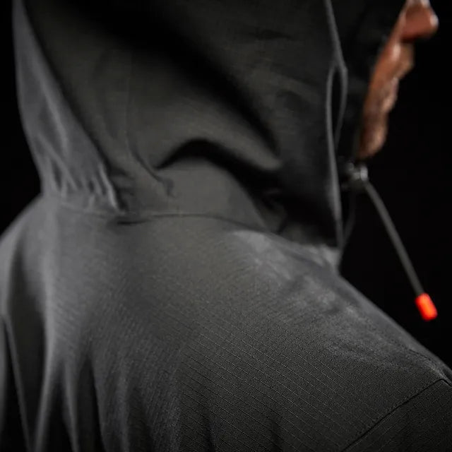 Men's Waterproof Oxford Shell Jacket | Black