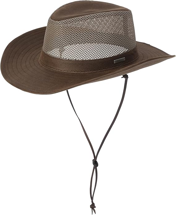 Hayes Cowboy Mesh Brimmed Hat | Chocolate