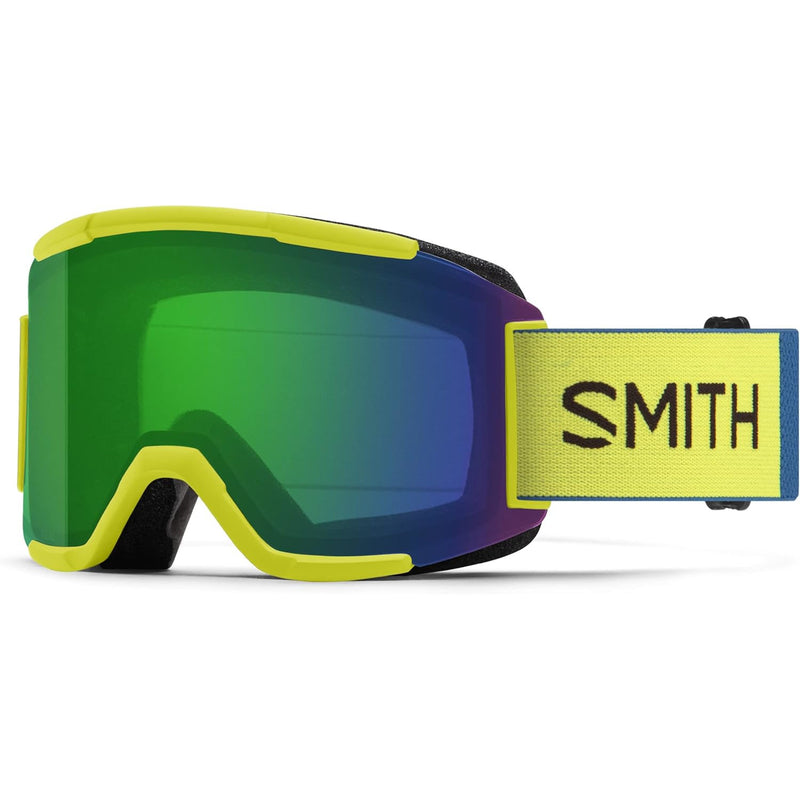 Squad Snow Goggles | Neon Yellow + ChromaPop™ Everyday Green Mirror Lens