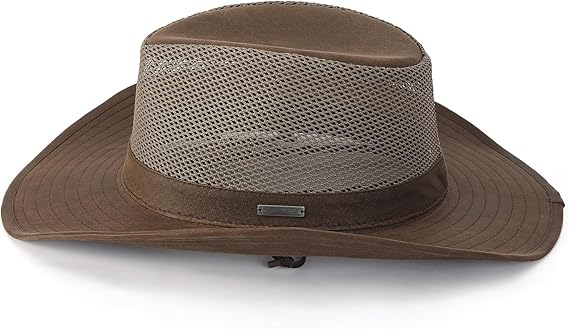 Hayes Cowboy Mesh Brimmed Hat | Chocolate