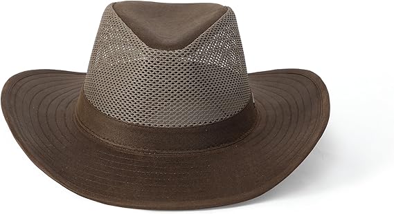 Hayes Cowboy Mesh Brimmed Hat | Chocolate