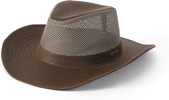 Hayes Cowboy Mesh Brimmed Hat | Chocolate