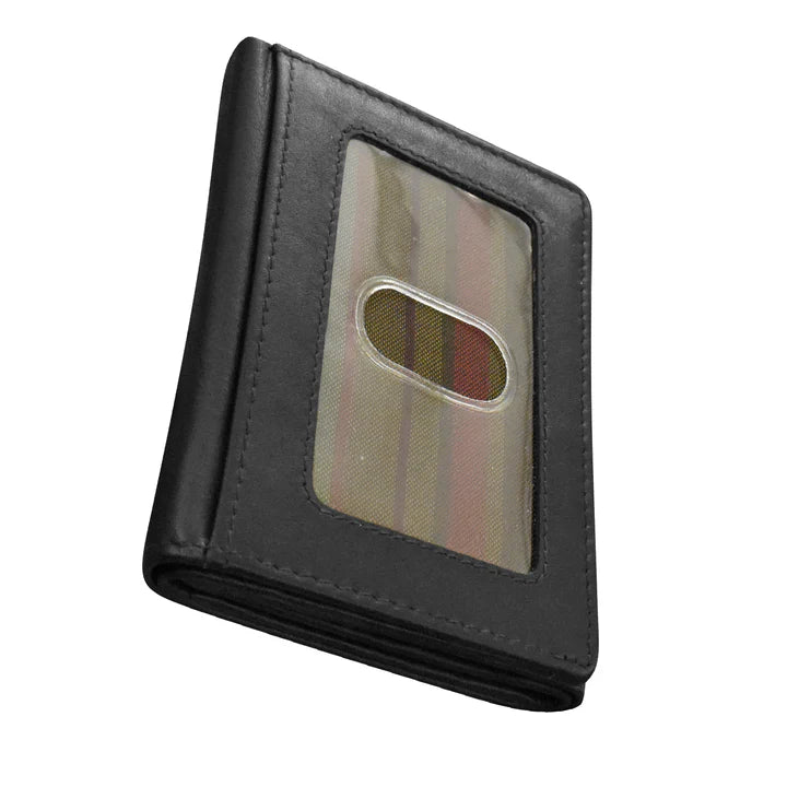 Men's Trifold RFID Wallet With Back ID