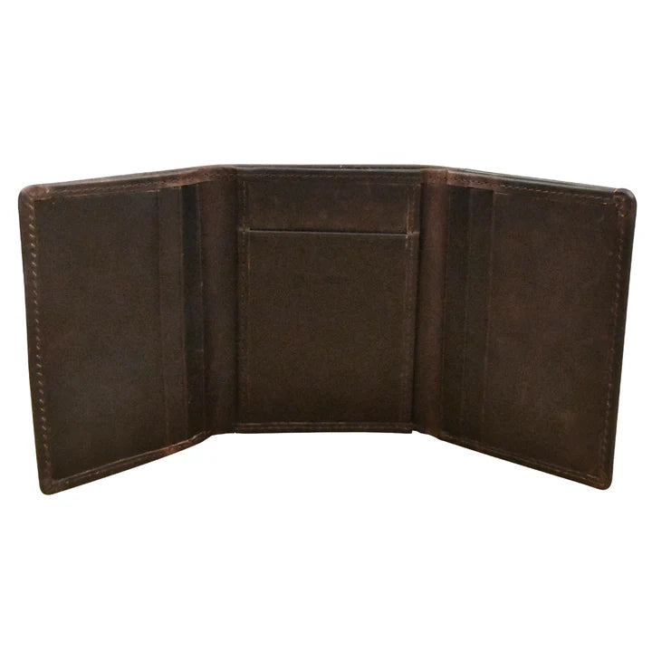 Men's Trifold RFID Wallet With Back ID