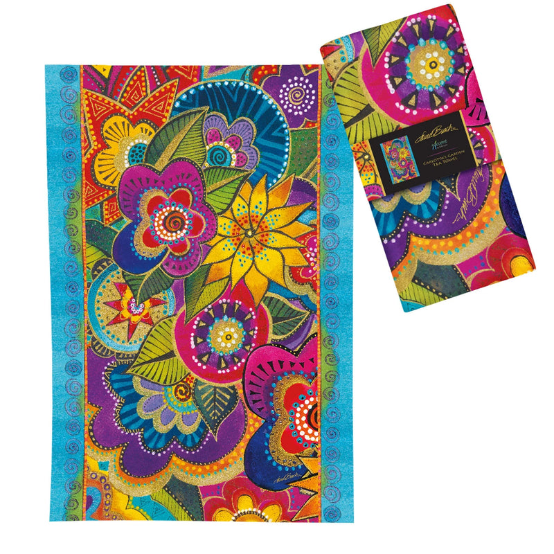Tea Towel | Laurel Burch Carlotta's Garden