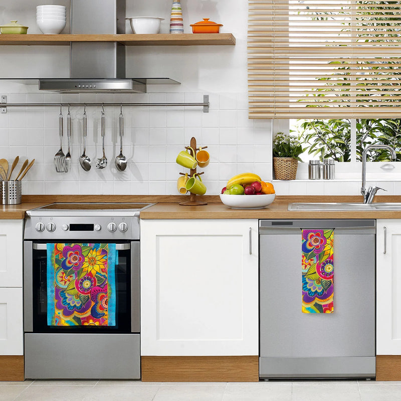 Tea Towel | Laurel Burch Carlotta's Garden