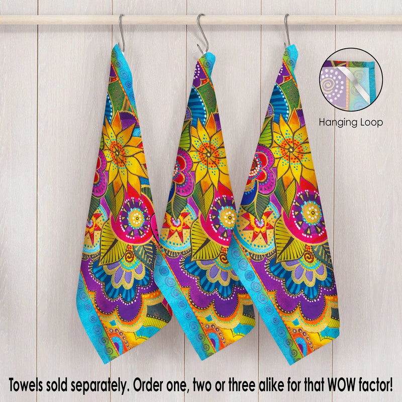 Tea Towel | Laurel Burch Carlotta's Garden