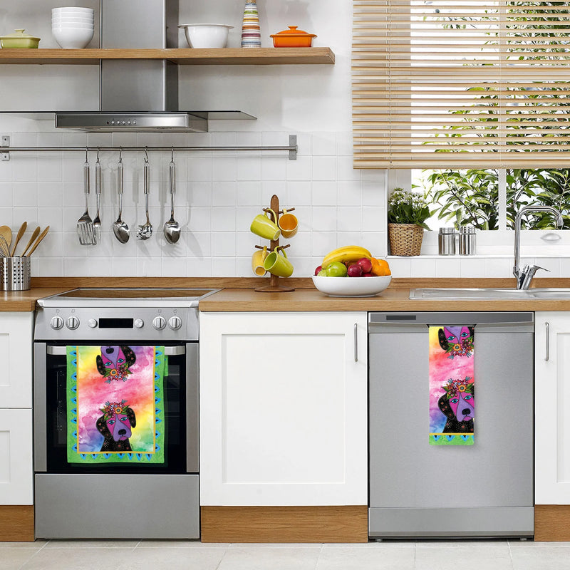 Tea Towel | Laurel Burch Violet