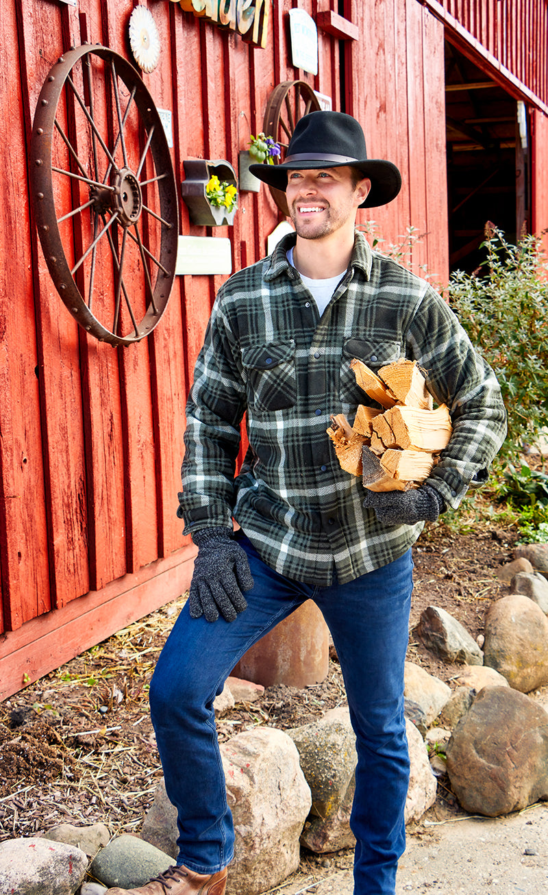 Blazing Saddle Felt Outback Hat | Black