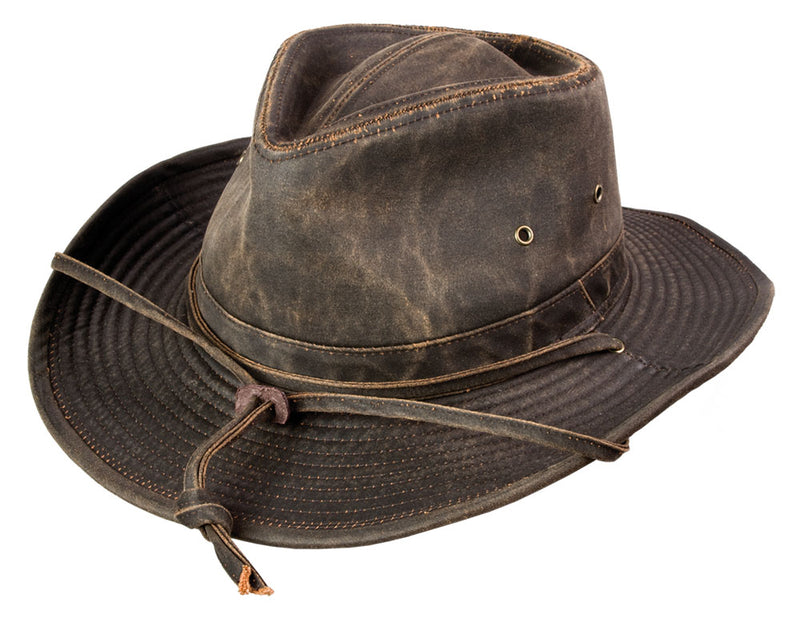 It's 5:00 Somewhere Distressed Outdoor Hat | Brown