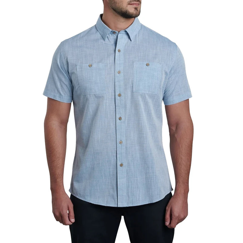 Kuhl Mens Karib Stripe Short Sleeve Shirt