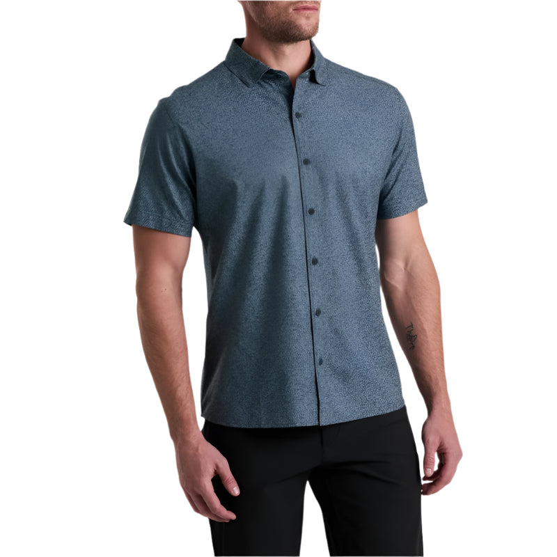 Men's KÜHL Breeze™ Short Sleeve Shirt | Blue Gravel
