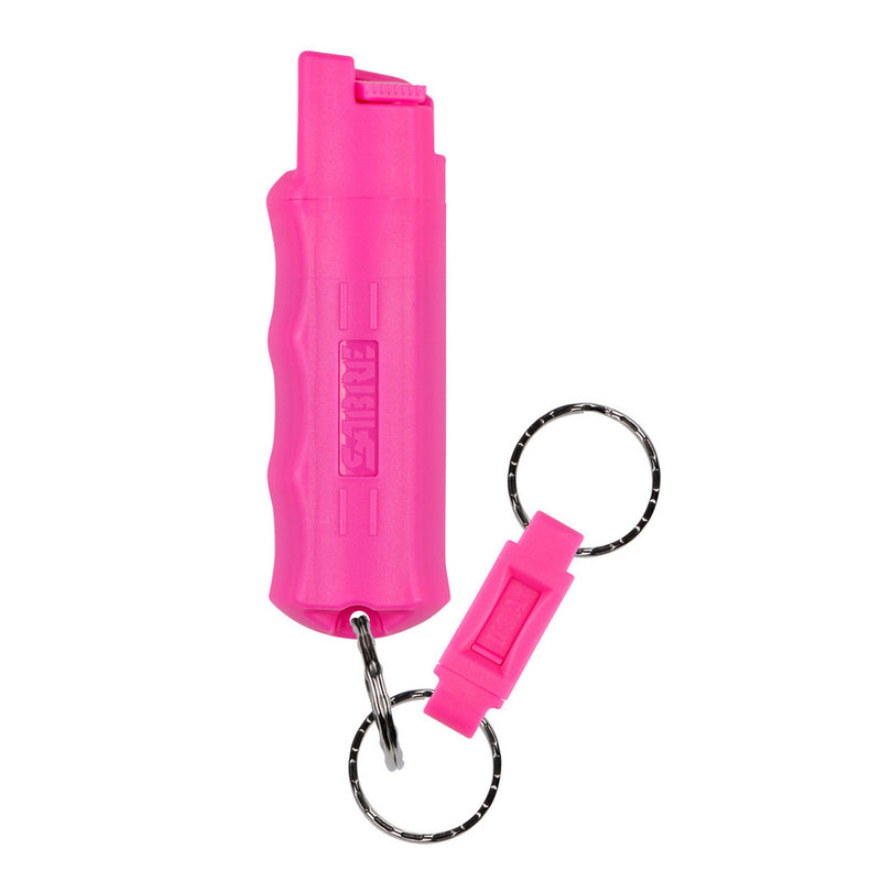 Sabre Pepper Spray with Quick Release Key Ring | Pink