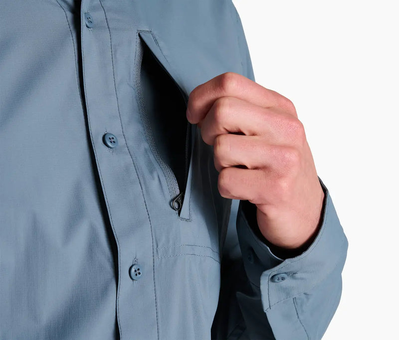 Men's Driftr™ Long Sleeve | Charcoal Blue