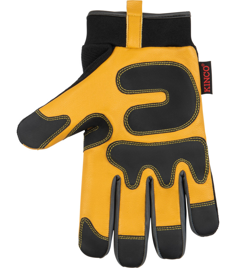 KincoPro™ Lined Premium Grain Goatskin & Synthetic Hybrid with Pull-Strap