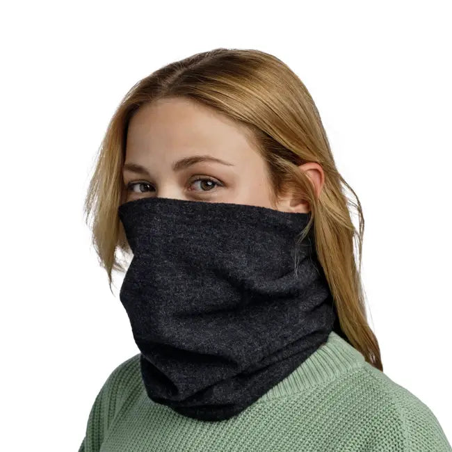 Merino Fleece Neck Warmer | Black