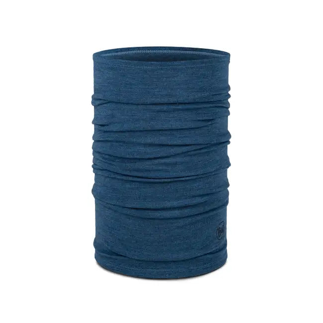 Merino Midweight Neckwear | Melange Tempest Blue