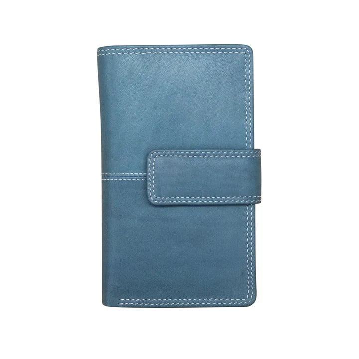 Midi Wallet | Jeans Blue Distressed Leather