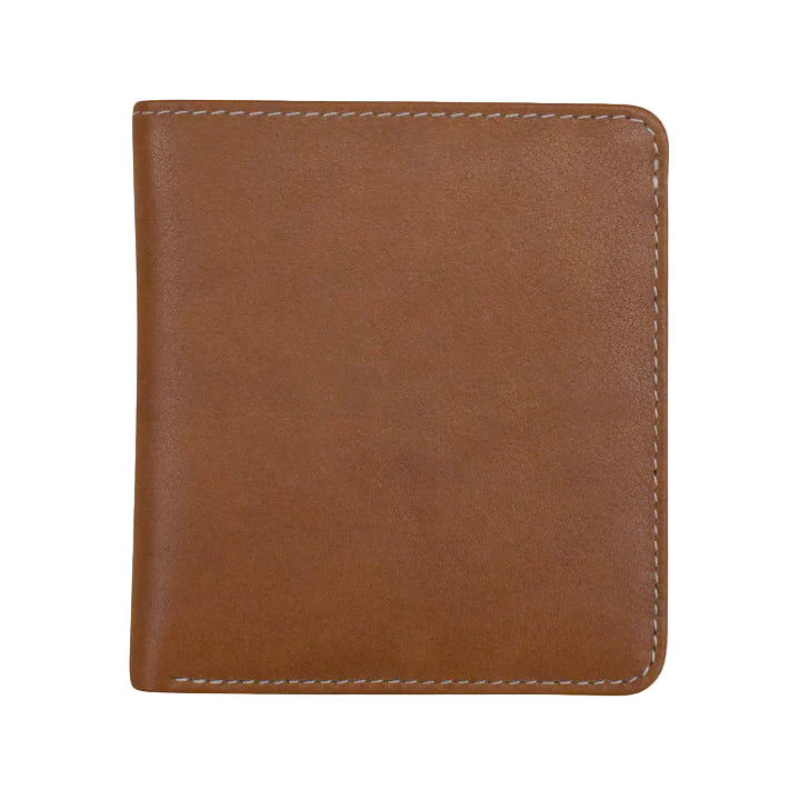 Two Tone Mini Bifold Wallet | Antique Saddle/Stone