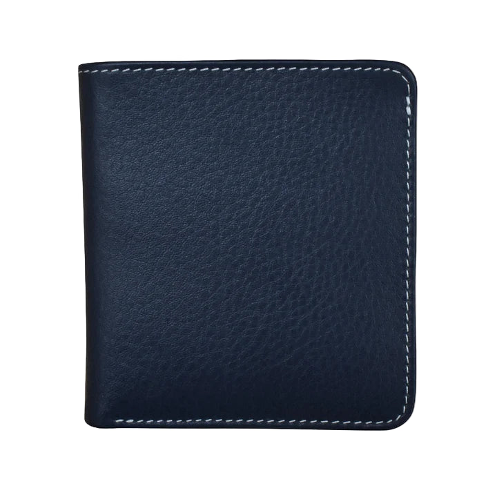 Two Tone Mini Bifold Wallet | Classic Navy/Chambray