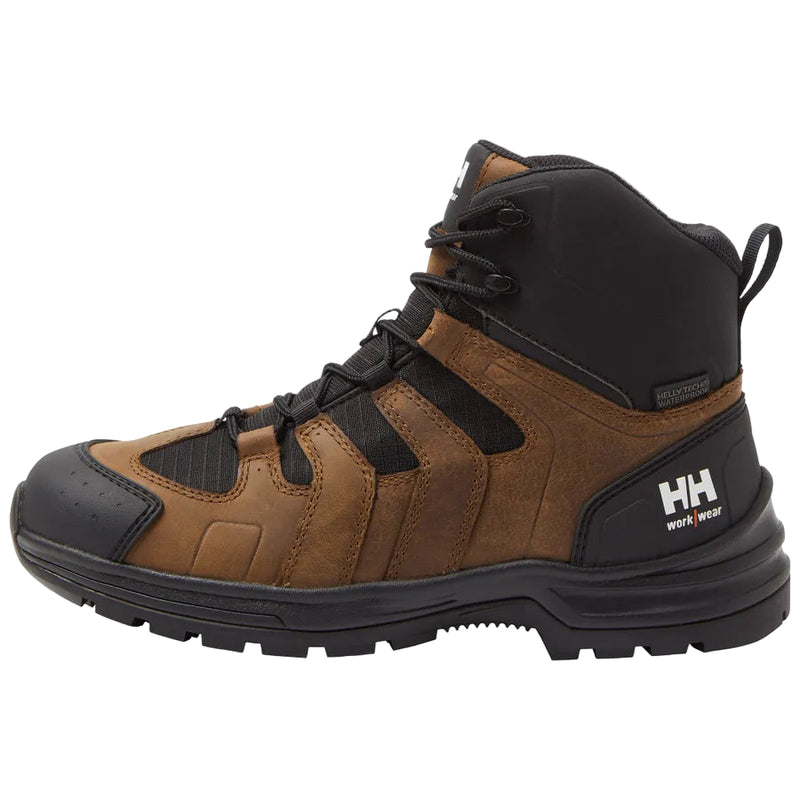 Men's Oslo Hiker Mid Waterproof Soft Toe Work Boots | Dark Brown