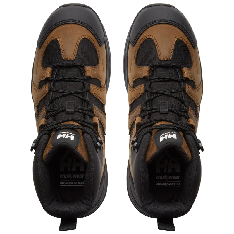 Men's Oslo Hiker Mid Waterproof Soft Toe Work Boots | Dark Brown