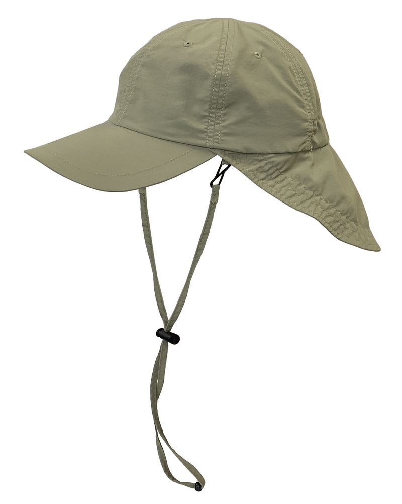 Yosemite Supplex Cap with Neck Flap | Khaki