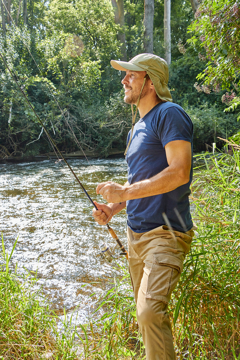 Yosemite Supplex Cap with Neck Flap | Khaki