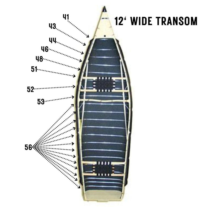 Radisson Canoe Replacement Ribs