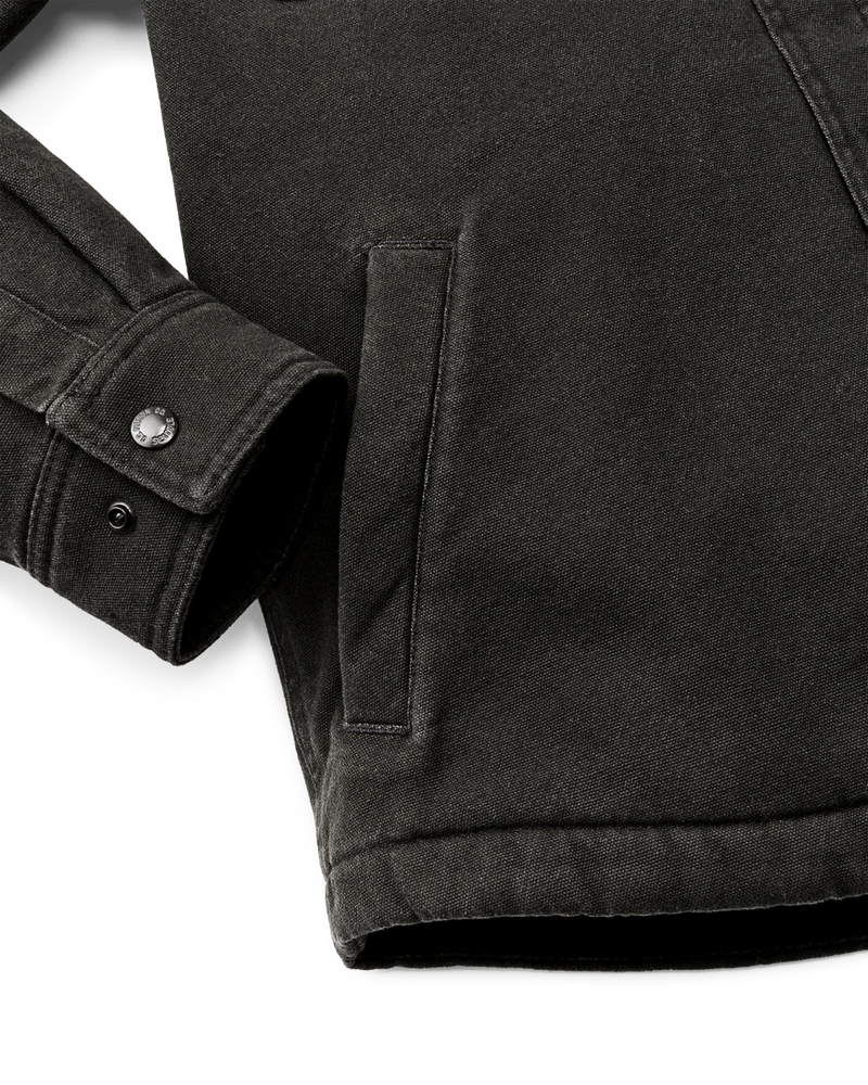 Men's Fleece Lined Jacket Shirt | Peat