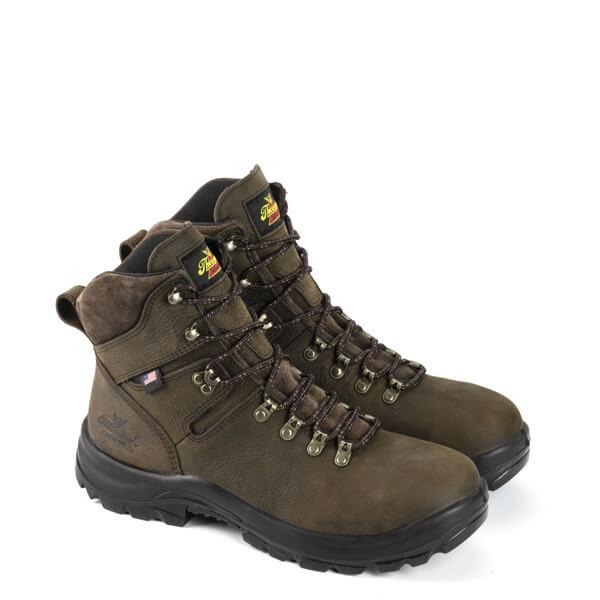 Thorogood Mens American Union Waterproof 6in EH Steel Toe Work Boot