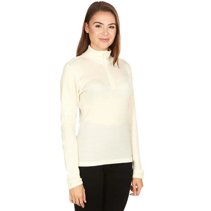 Minus33 Womens Sequoia Midweight Quarter Zip Wool Top