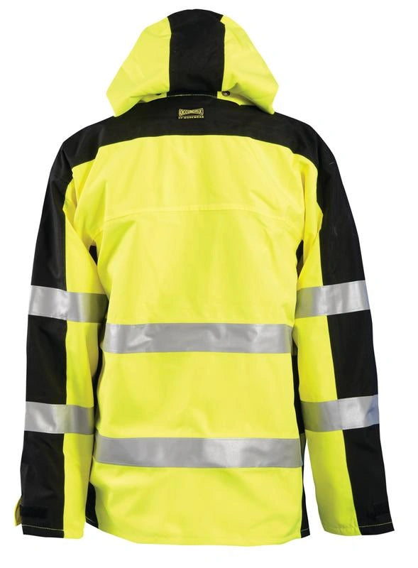 High-Vis Workwear Breathable Rain Jacket