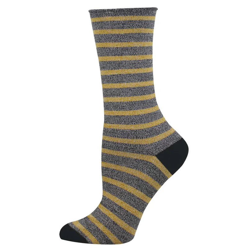 Women's Sailor Stripe Roll Top Bamboo Socks | Static