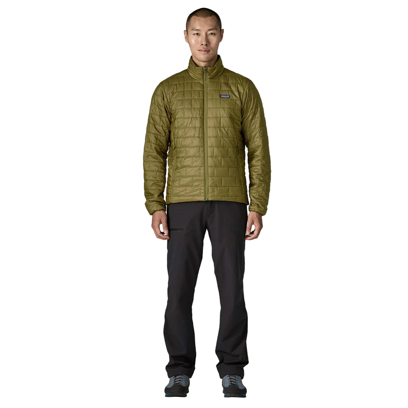 Patagonia Men's Nano Puff packable puffer style 84213 in Pond Green