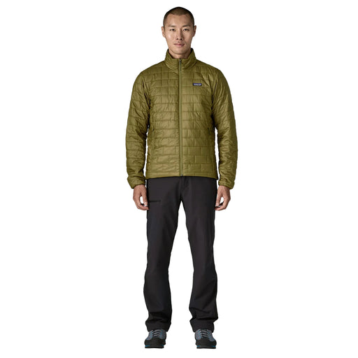 Patagonia Men's Nano Puff packable puffer style 84213 in Pond Green