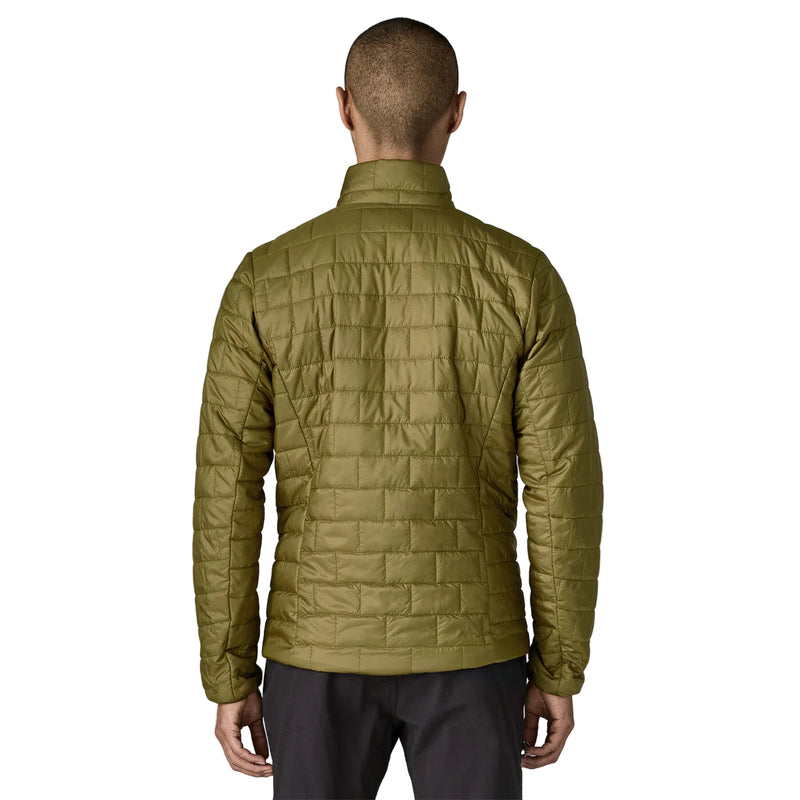 Patagonia Nano Puff Pond Green back view