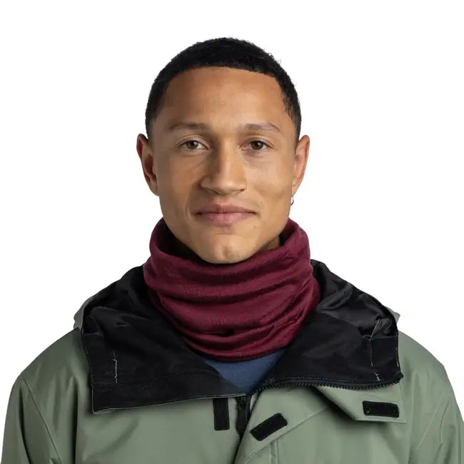 Merino Heavyweight Neck Warmer | Tibetan Red