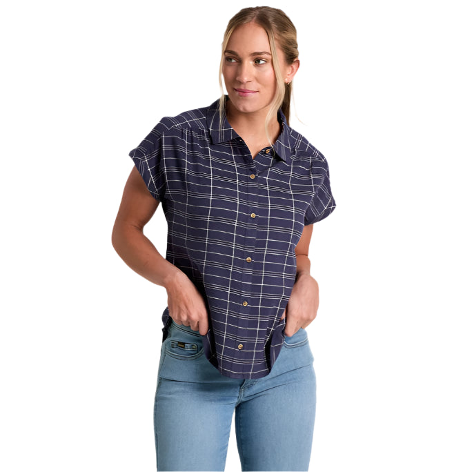 Women's Short Sleeve Wylde Shirt | Indigo