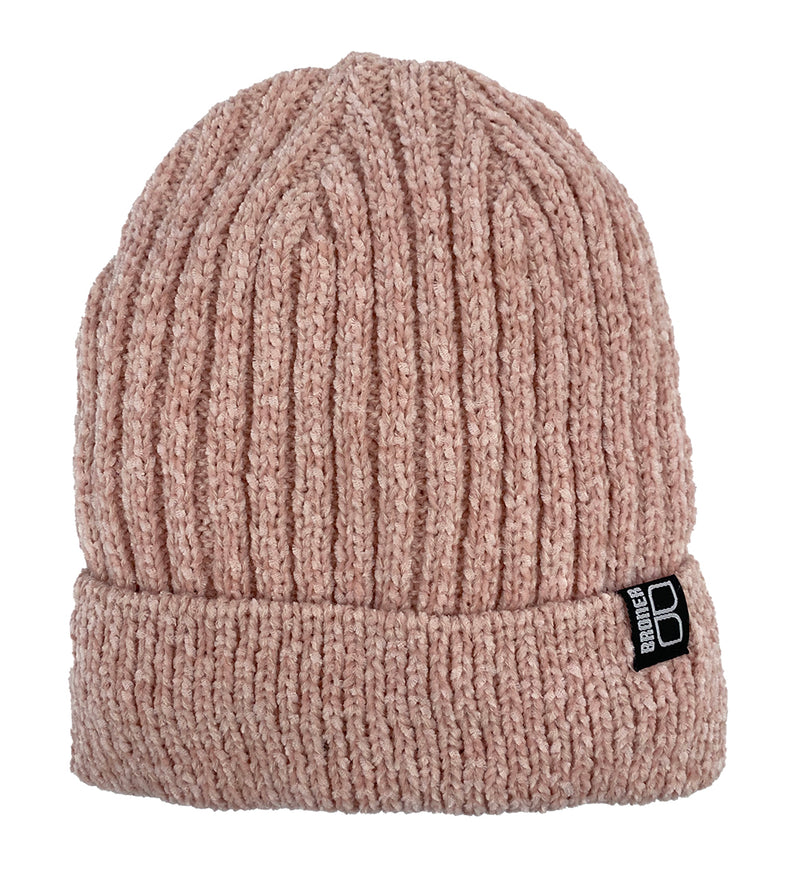 Tranquility Soft Chenille Knit Cuff Cap | Pink