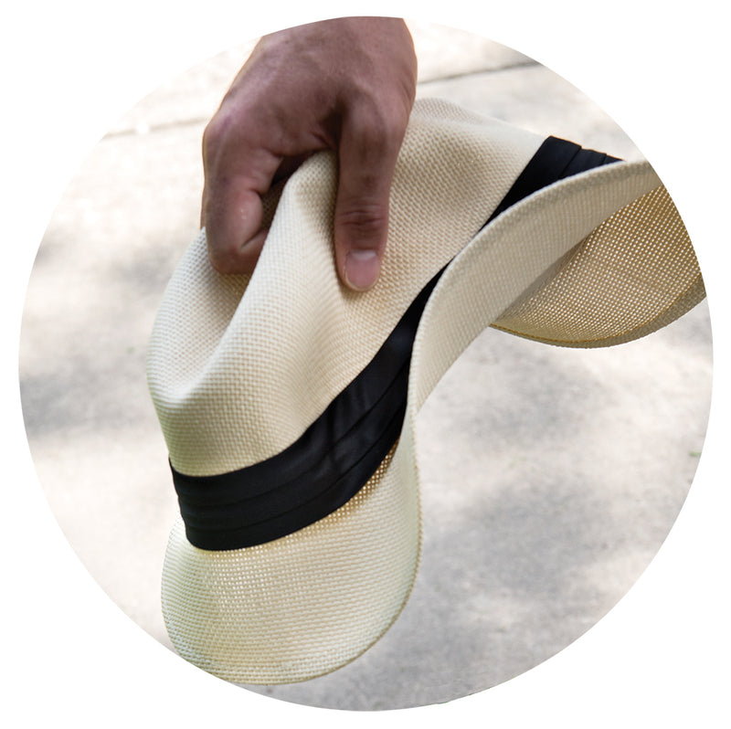 The Miracle Safari Hat | Natural with Black Band