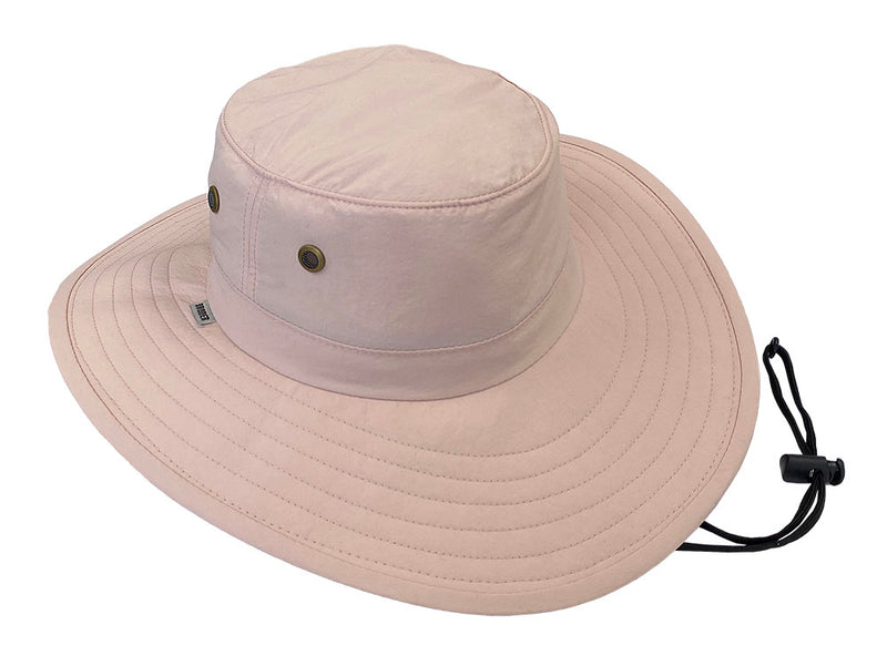 Women's Ponytail Rafter Big Brim Hat | Light Pink